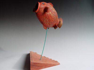 Leon's Fish - Sculpture by Guy du Toit
