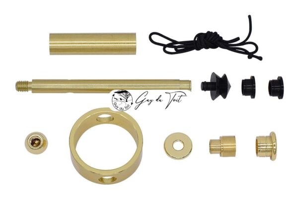 Gold Kreisel Kit Komponenten
