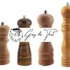 Kits de molinillos de pimienta torneados en madera