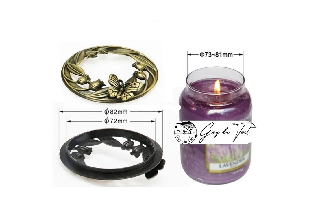 Antique bronze tulips potpourri lid dimensions showing how to woodturn the right size