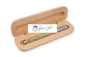 Coffret à stylos unique en bois d'érable fabriqué à la main