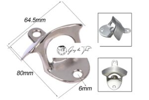 Décapsuleur de bière mural en acier inoxydable