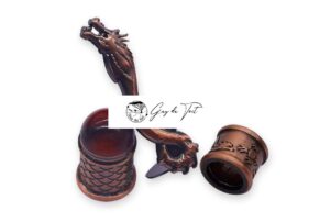 Antique Rose Copper Polish Dragon Body Pen Kit