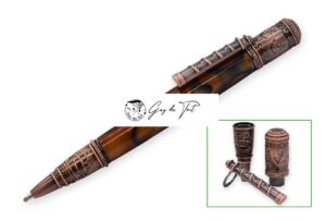 Kit stylo twist Voile Rose Antique Cuivre Polonais