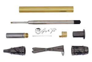 Premium Gold Skiing Ball Pen Kit For Ski And Snowboard Enthusiasts