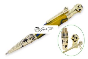 Stylo plaqué or pour les amoureux du football