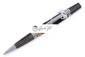 Premium Chrome And Gun Metal Nurses Pen Kit With Ecg Design