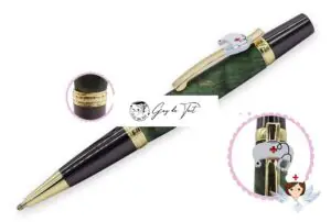 Premium Nurses Pen Kit With Gold And Gun Metal Plating