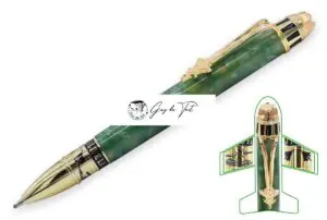 Premium Gold Jet Aircraft Pen Kit For Aviation Enthusiasts