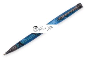 Stylish Gun Metal Plated Cyclotron Pen Kit