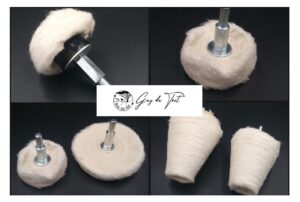 Outil de polissage en forme de dôme pour le tournage du bois, diamètre 100 mm