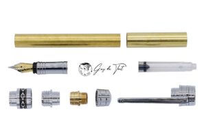 Kit Stylo Plume Ciel Mystérieux Chromé