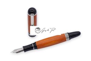 Premium Silver Plated Churchill Fountain Pen Kit With Piston-Type Converter