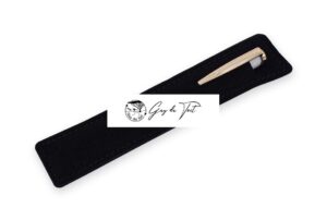 Premium Black Ultra Fiber Single Pen/Pencil Case