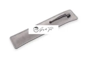Premium Gray Ultra Fiber Pen/Pencil Case For Students & Professionals