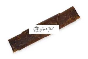 Premium Leather Pen Holder With Beautiful Flower Pattern