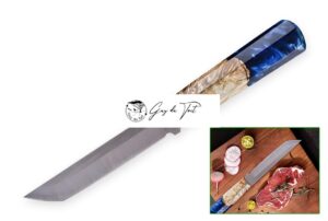 Premium M390 Steel Diy Knife Blank Kit For Portable Fruit, Grill & Hunting