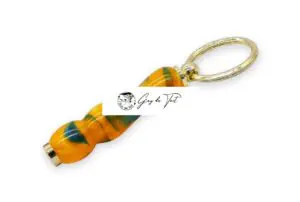 Gold Plated Slimline Key Chain Kit For Easy Crafting