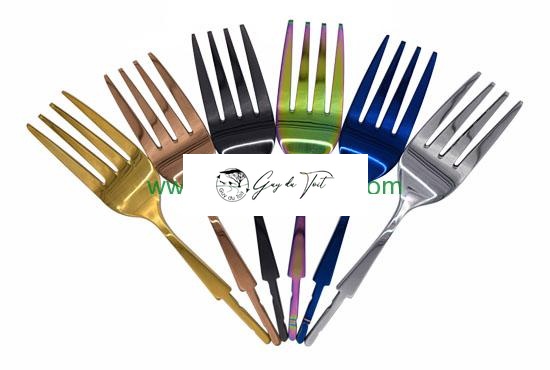 Set de couverts en acier inoxydable de qualité supérieure pour le tournage sur bois - 6 options de couleur – Image 2