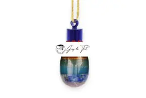 Blue Plating Bulb Ornament Kit For Woodturning Projects