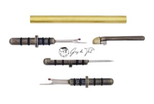 Kit d'arrache-coutures en bronze antique plaqué avec joints toriques