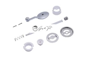 Kit de molinillo de sal y pimienta cromado de primera calidad