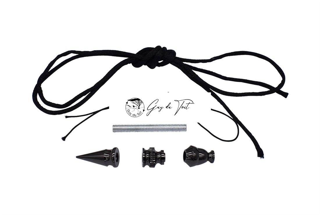 Gun Metal Plumb Pendant Kit For Woodturning Projects