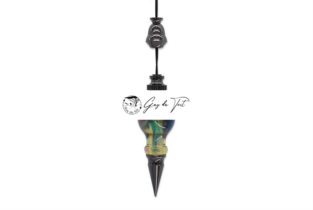 Gun Metal Plumb Pendant Kit For Woodturning Projects - Image 2