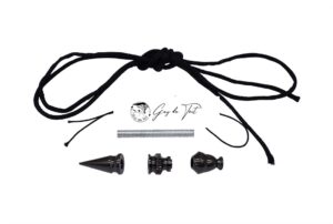 Kit de pendentif à plomb en or pour les projets de tournage sur bois