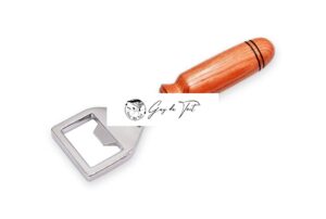 Kit décapsuleur élégant chromé à bout carré