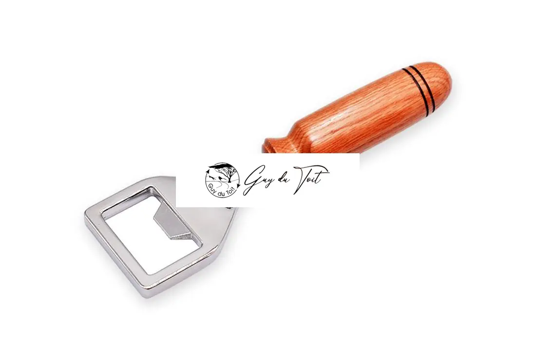 Stylish Chrome Plated Square-End Bottle Opener Kit