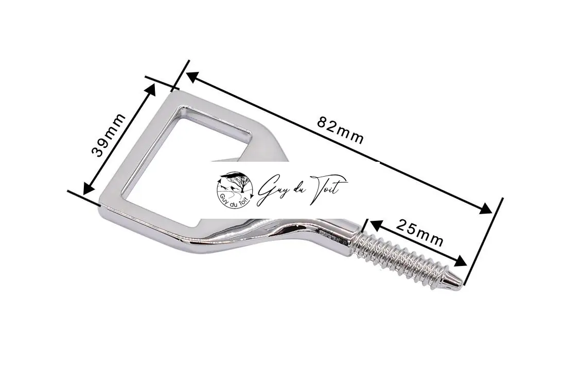 Stylish Chrome Plated Square-End Bottle Opener Kit - Image 2