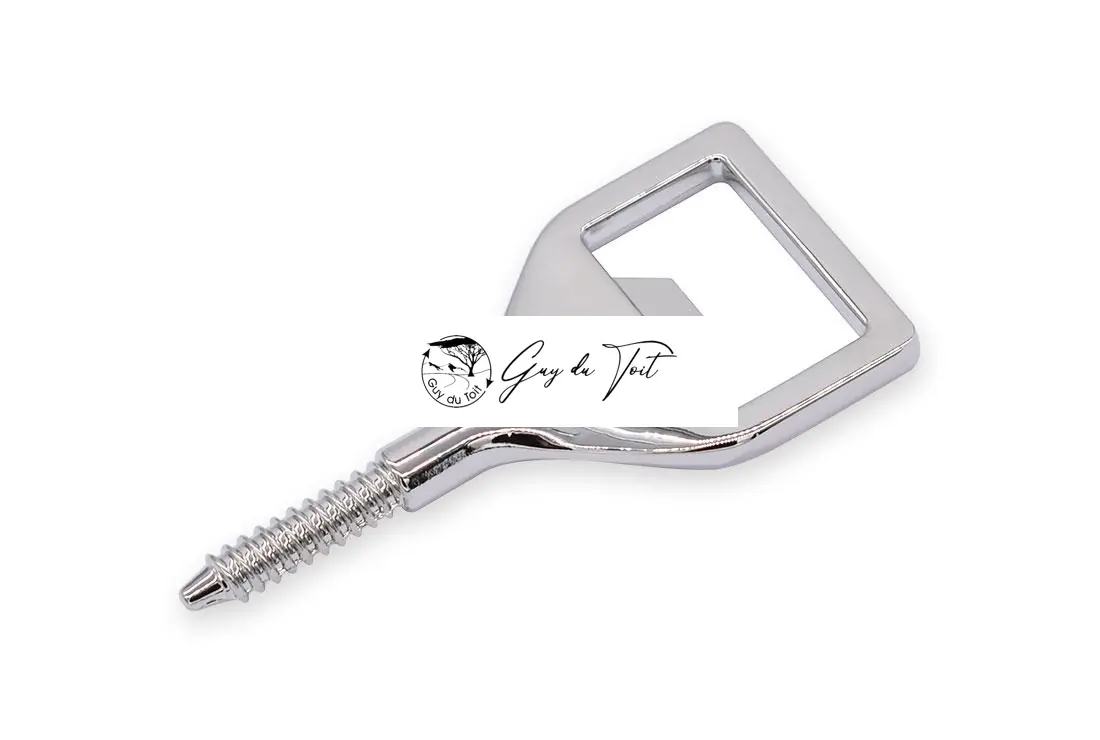 Stylish Chrome Plated Square-End Bottle Opener Kit - Image 3