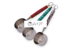 Kit de cucharillas de café doradas de primera calidad para proyectos de torneado de madera