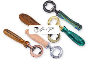 Ouvre-bouteille en métal plaqué pour les amateurs de bière