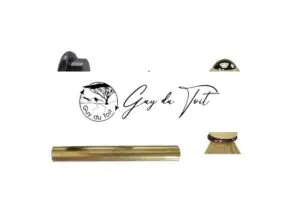 Premium Gun Metal Shaving Brush Hardware Kit