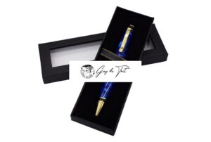 Premium Black Paper Pen Box With Paper Insert For Cigar Pen, Sierra Pen, And Pencil