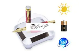 Silver Rotating Display Stand For Pens, Jewelry, Watches | 360-Degree Rotation
