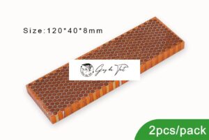 Balances de couteaux en résine orange de qualité supérieure pour manches de couteaux personnalisés