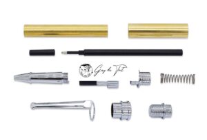 Premium Chrome Plated Hurricane Rollerball Pen Kit