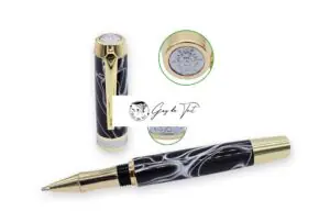 Elegant Gold Plated Large Jr Gentleman Rollerball Pen Kit