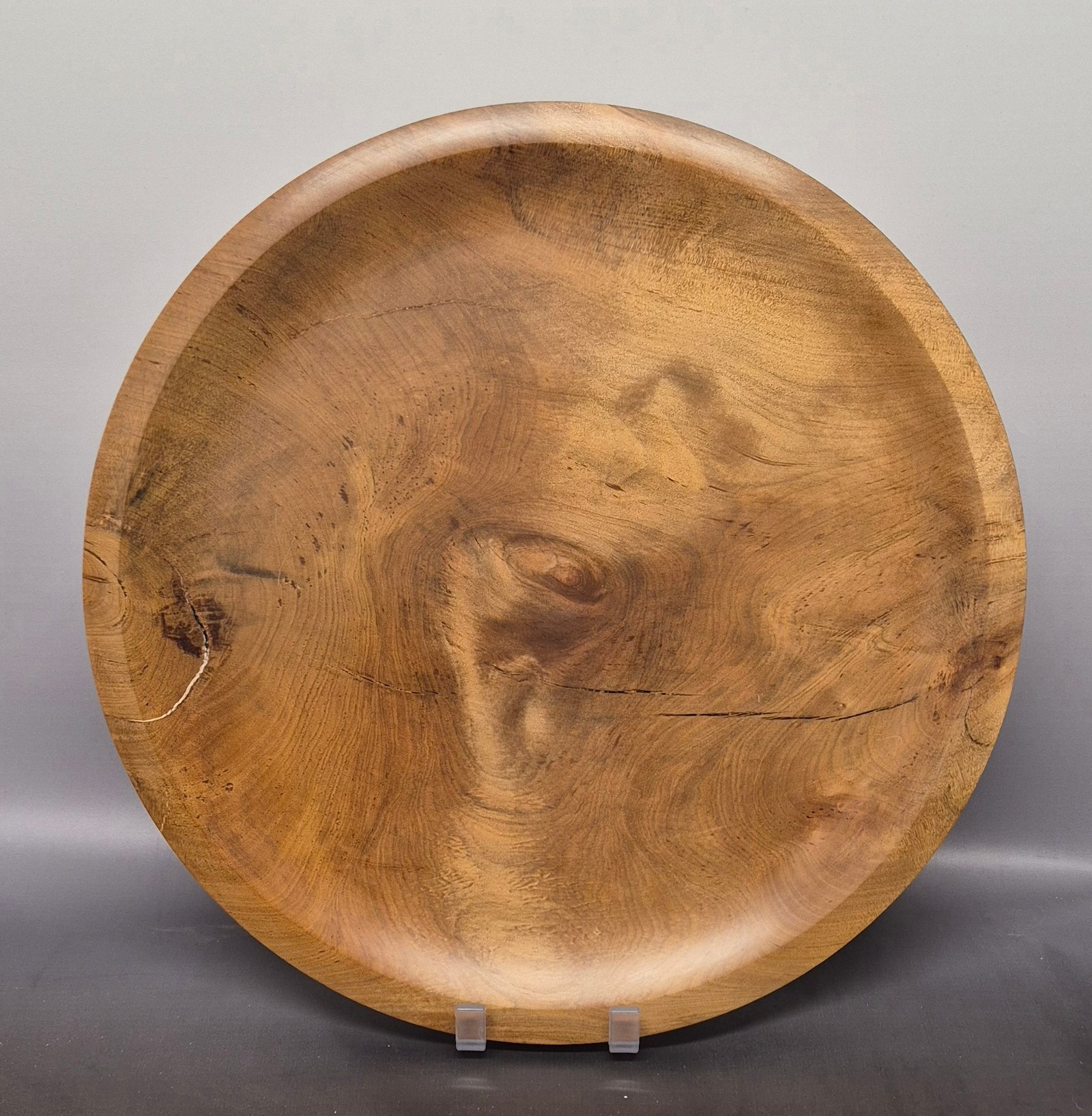 Ancient swamp kauri serving platter handcrafted by Guy du Toit