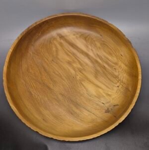 Ancient swamp kauri fruit bowl with copper inlay handcrafted by Guy du Toit