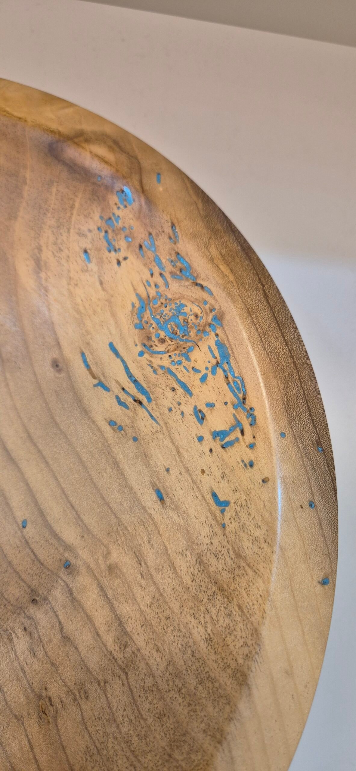 Magnolia Serving Plate with Turquoise Inlay - Image 2