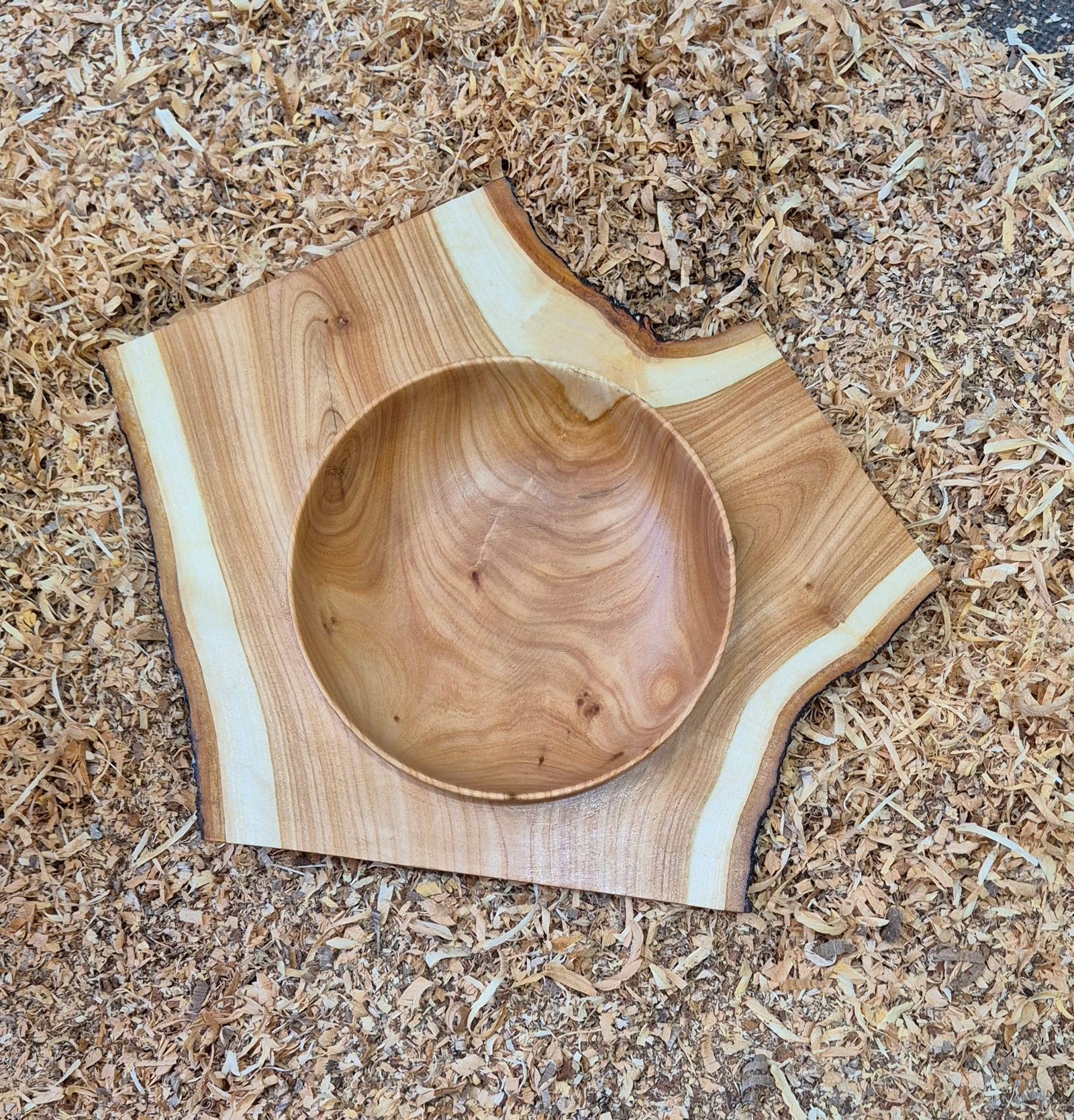 Wings – Hand-Turned Cherry Winged Bowl - Image 4
