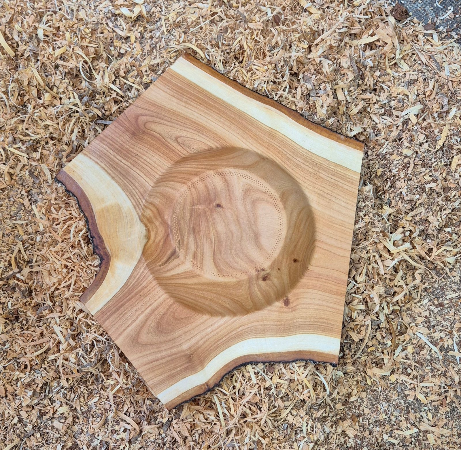 Wings – Hand-Turned Cherry Winged Bowl - Image 3