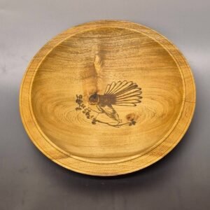 Kauri “Piwakawaka” bowl handcrafted by Guy du Toit